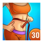 lose belly fat android application logo